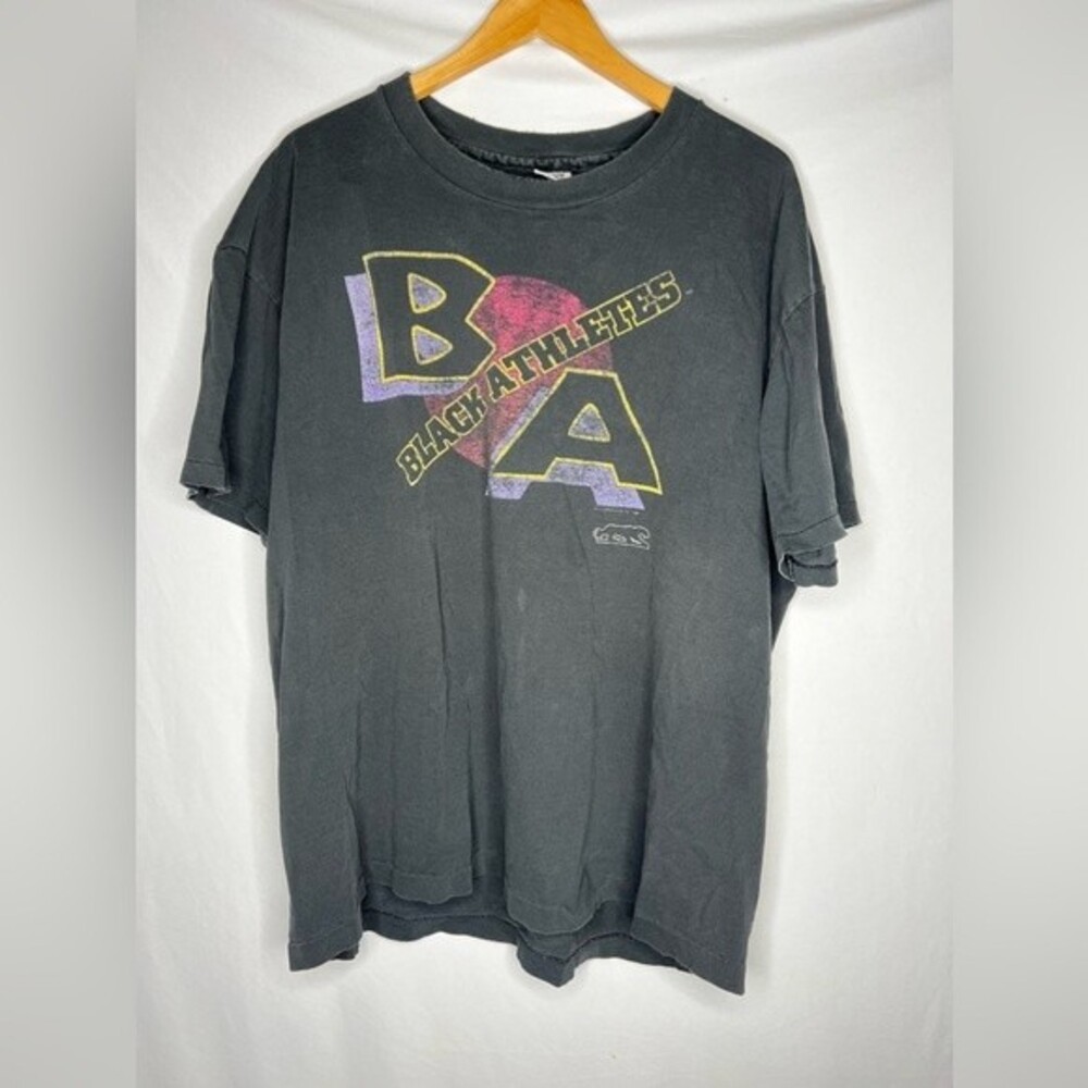 VINTAGE  T-Shirt Anvil Black Atletes Fear No One color Black size 2X